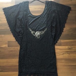Frederick’s of Hollywood Black Lace Dress